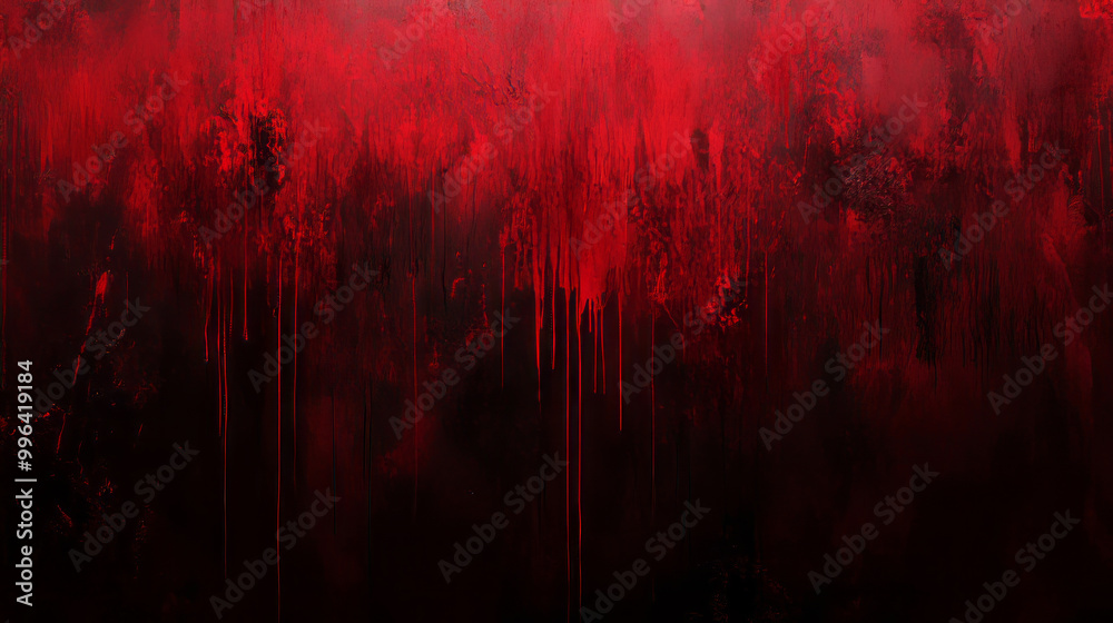A vivid abstract painting showcasing deep red hues with dark streaks, creating a dramatic and emotional atmosphere. A vivid abstract painting showcasing deep red hues with dark streaks, creating a dramatic and emotional atmosphere.