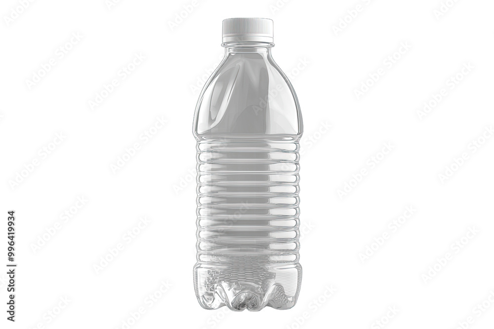 Illustration of a Plastic Water Bottle Illustration of a Plastic Water Bottle