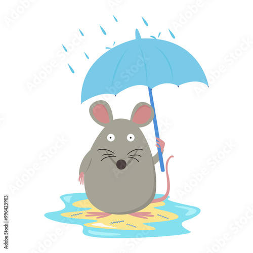 leptospirosis infection disease from leptospira bacteria in rat urine