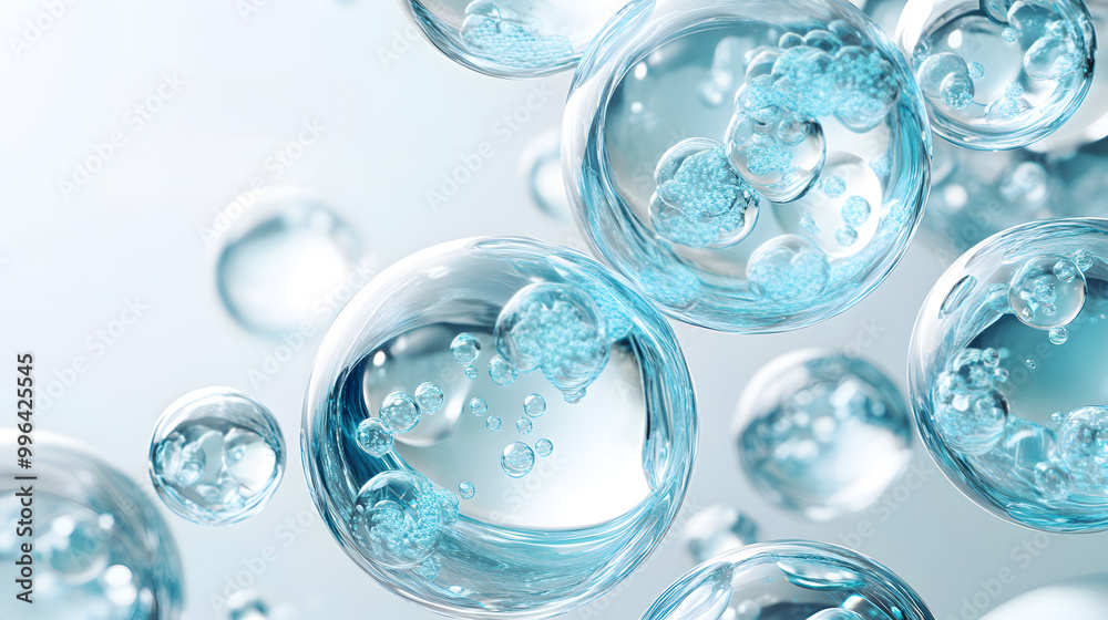 3D Aquatic Biology and Organic Technology Molecules on Glass, Embodying Beauty and Cosmetic Skin Care Innovation. 3D Aquatic Biology and Organic Technology Molecules on Glass, Embodying Beauty and Cosmetic Skin Care Innovation.