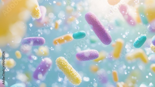 The Colorful Floating Microorganisms