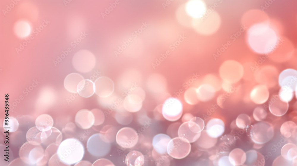 Blur bookeh silver lights or flashes on a blush color background Blur bookeh silver lights or flashes on a blush color background