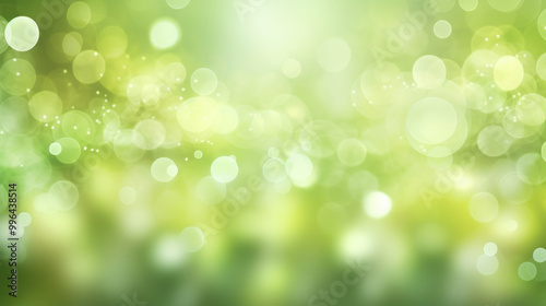 Blur bookeh silver lights or flashes on a light lime color background