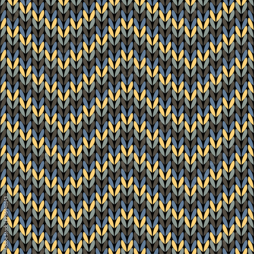 Knitted background pattern wallpaper knitting decorative print handmade textile knitting handiwork