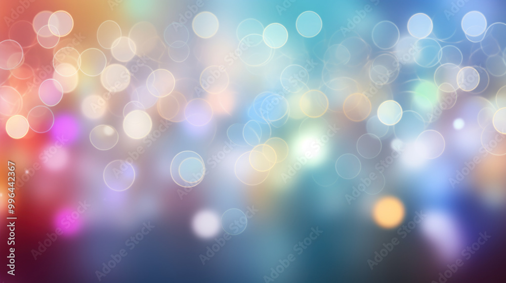 Fototapeta premium Blur bookeh colorful lights or flashes on a gray color background