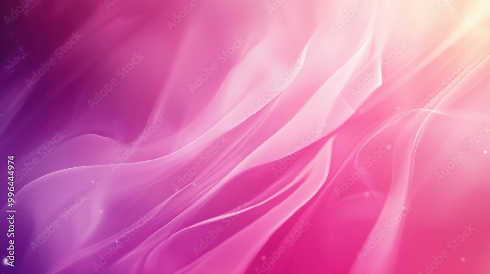 A soft flowing fabric in shades of pink and purple, gently illuminated by light to create a calming and ethereal effect. A soft flowing fabric in shades of pink and purple, gently illuminated by light to create a calming and ethereal effect.
