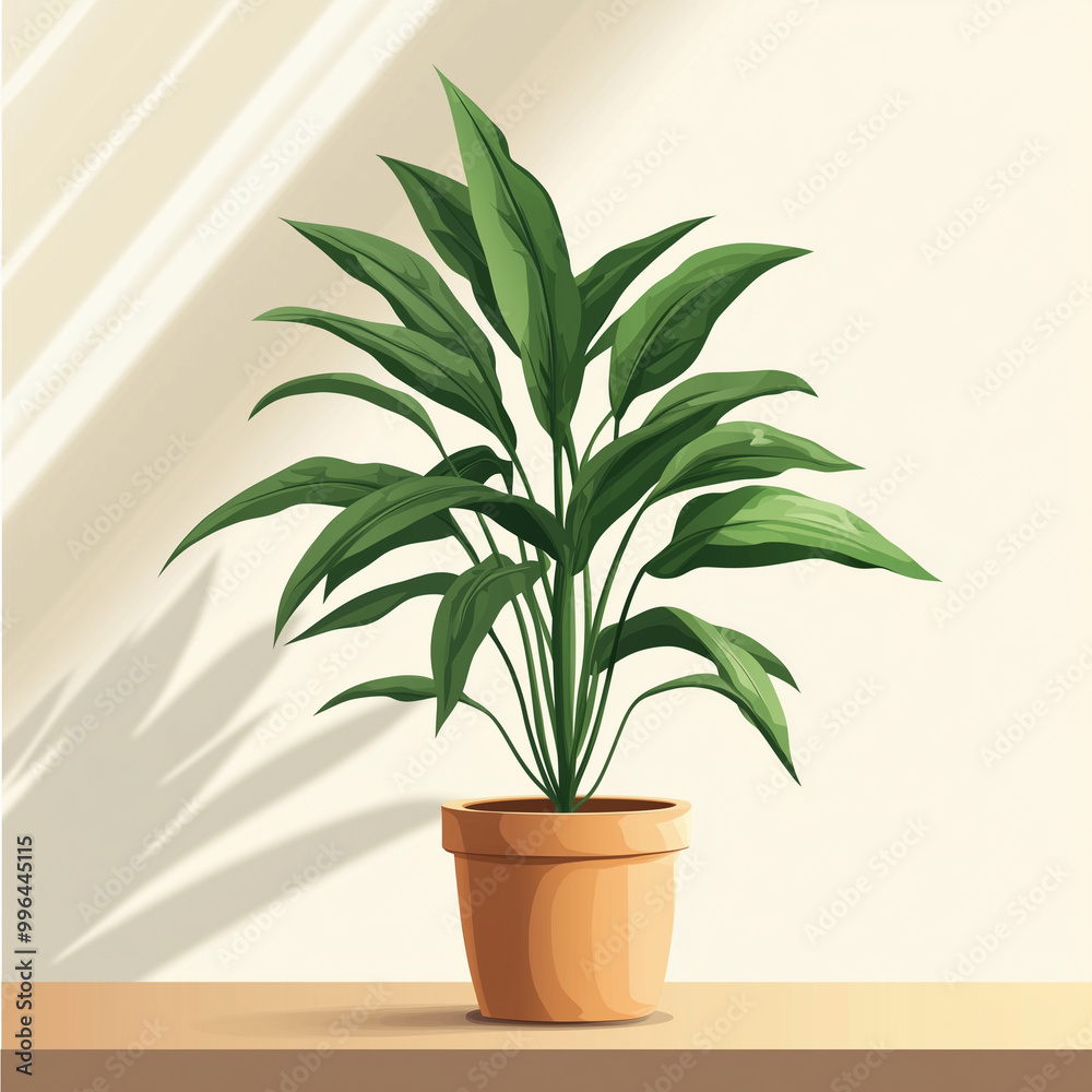 plant in a pot illustration plant in a pot illustration