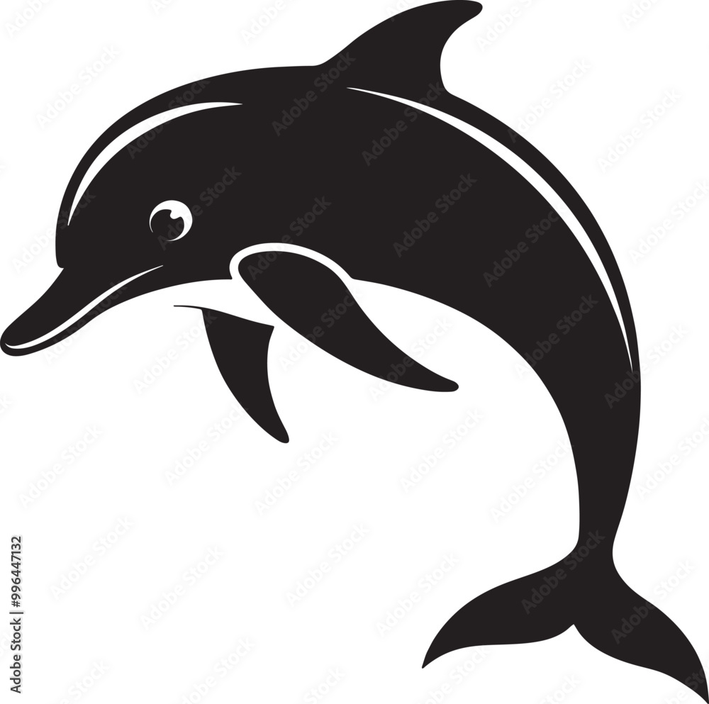 dolphin-black---silhouette-vector dolphin-black---silhouette-vector