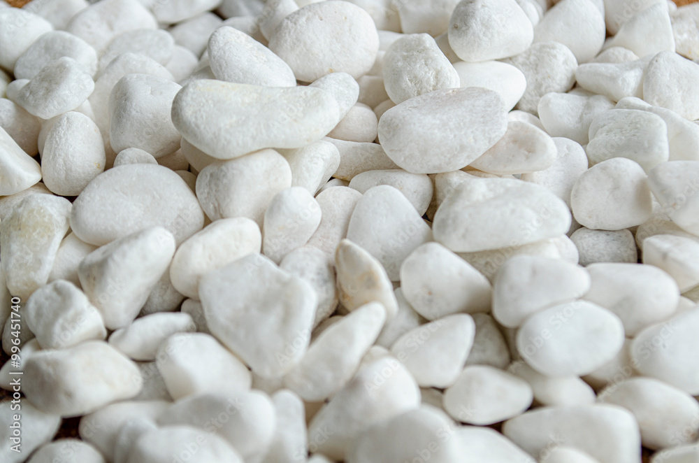 Close up of small white rocks with customizable space for text or messages Close up of small white rocks with customizable space for text or messages