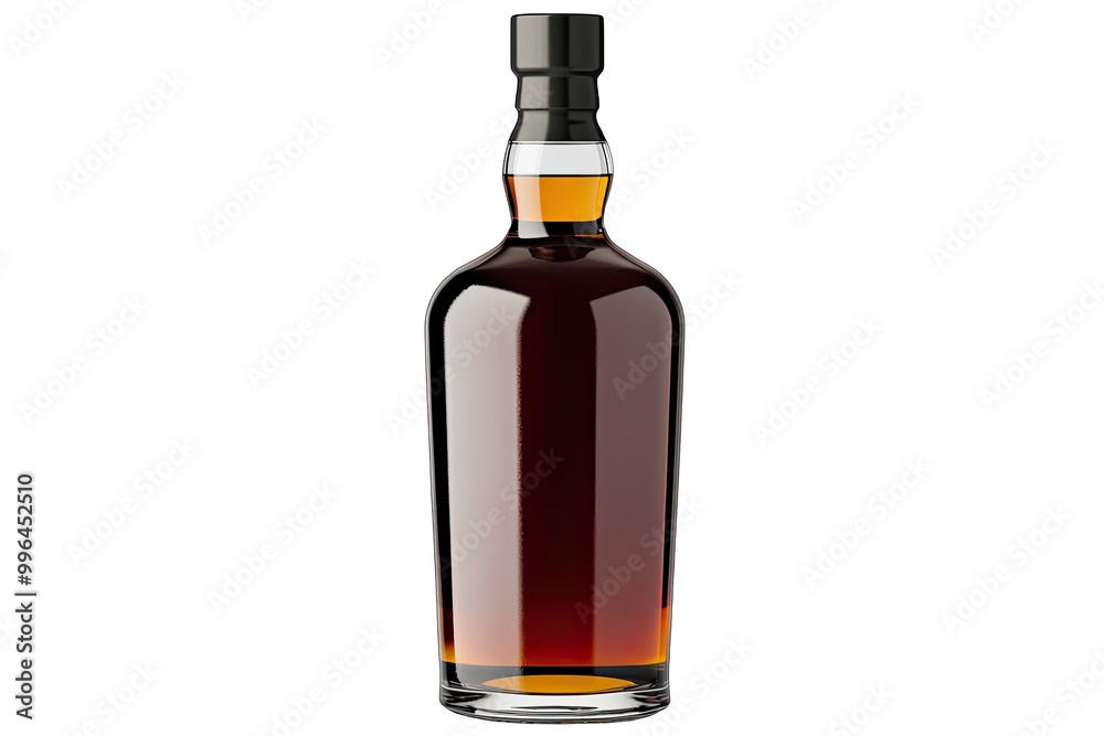 Illustration of a Whiskey Bottle Illustration of a Whiskey Bottle