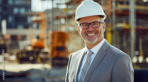 The Confident Construction Site Manager photo