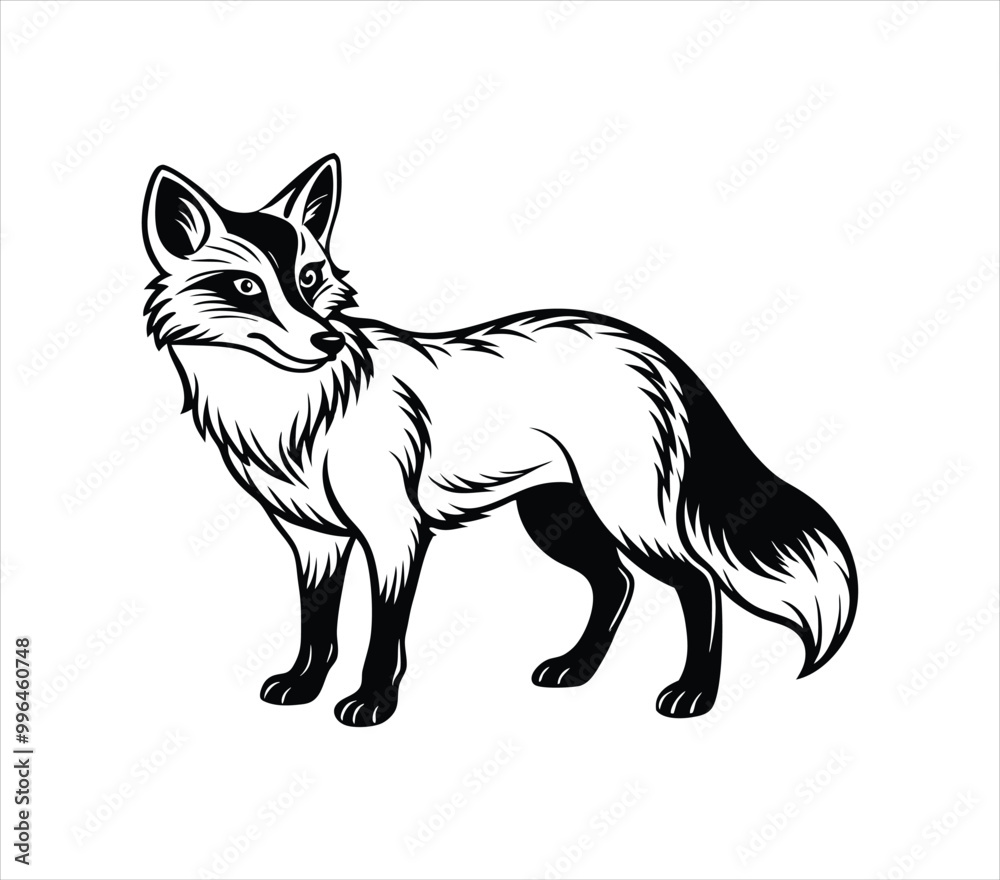 Fox Head logo vector illustration. head fox logo template Fox Head logo vector illustration. head fox logo template