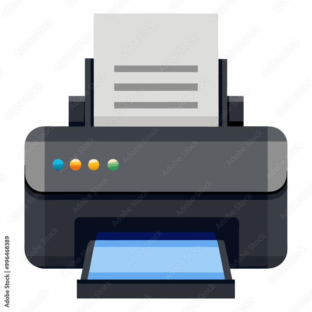 printer vector illustration printer vector illustration
