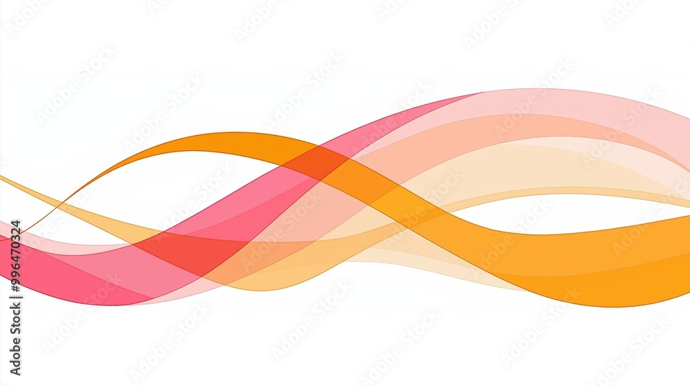 Obraz premium Colorful Fluid Abstract Waves