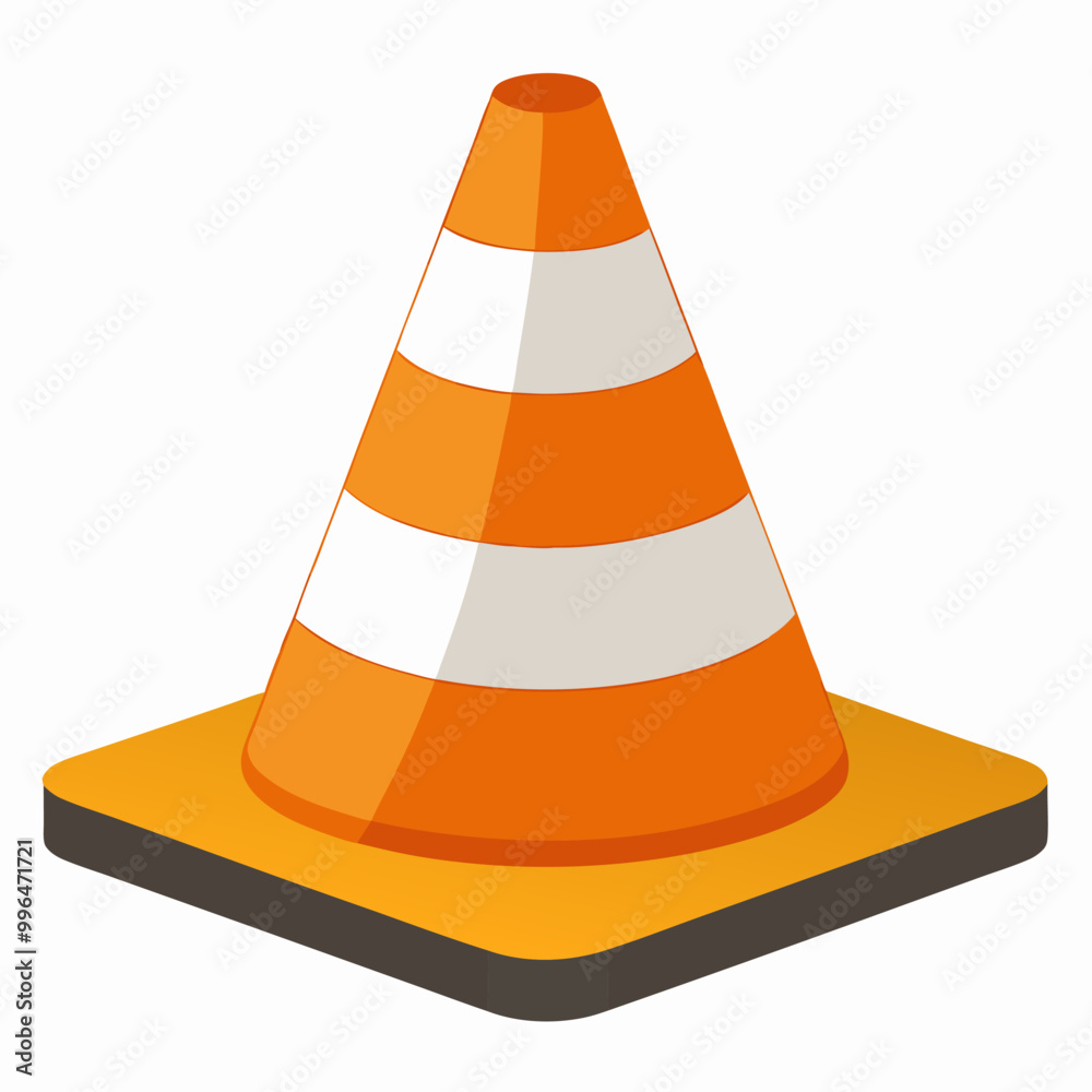 traffic cone icon vector illustration traffic cone icon vector illustration