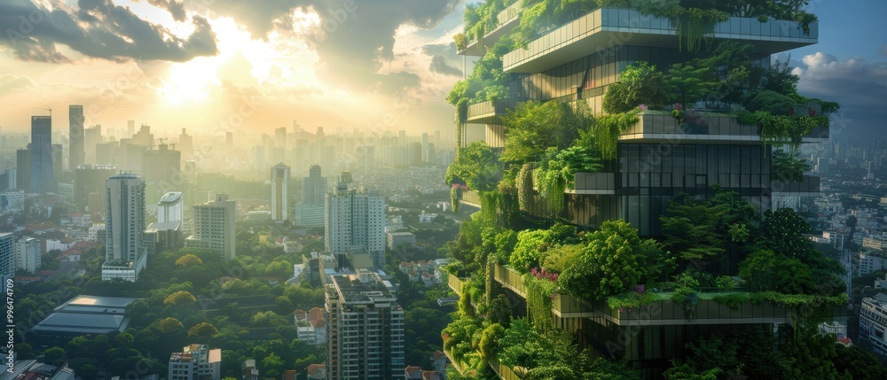 Obraz premium Innovative Engineers Design Sustainable Architecture