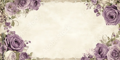 A soft, vintage floral back...