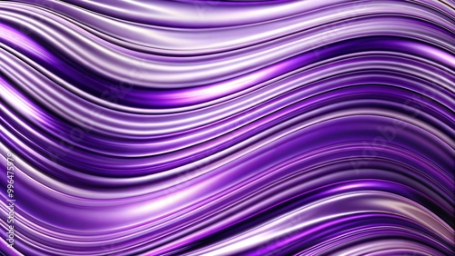 Metallic purple texture background with smooth waves and elegant lines for creative designs 