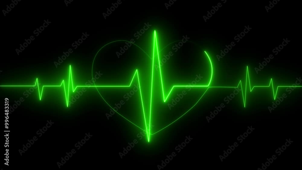 Heartbeat pulse line icon. Pulse isolated on black background. Heartbeat, cardiogram icon. Heartbeat pulse line icon. Pulse isolated on black background. Heartbeat, cardiogram icon.