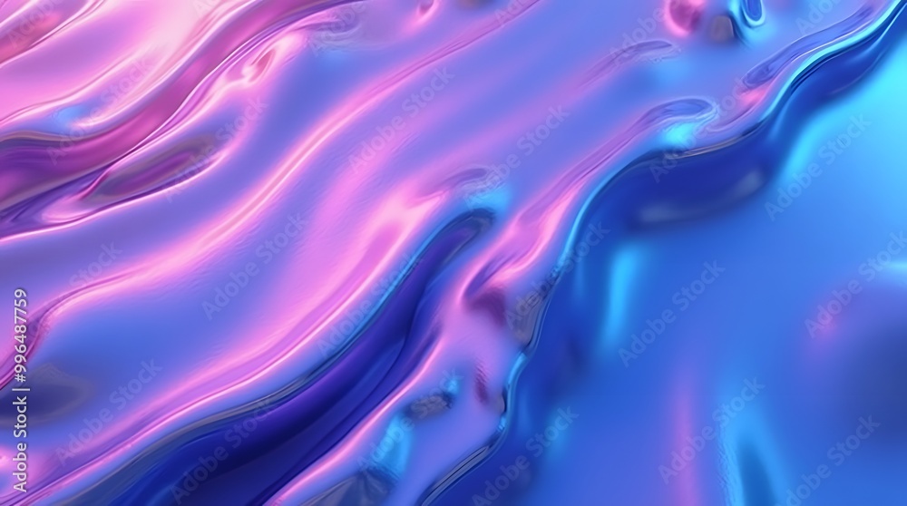 Obraz premium Abstract Purple and Blue Liquid Texture