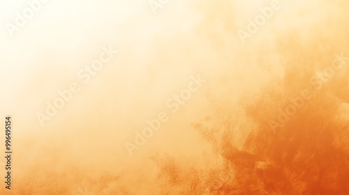 Abstract orange and yellow textured background with soft transitions and smoky appearance. Perfect for artistic and creative projects.