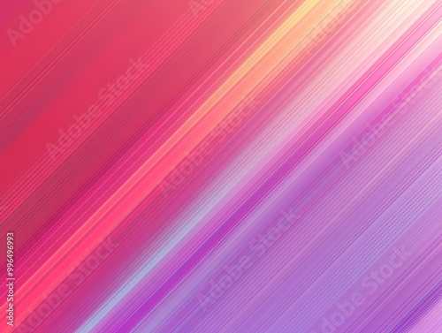 Vibrant abstract background with diagonal lines in hues of pink, purple, and peach. Ideal for design projects and creative visuals.