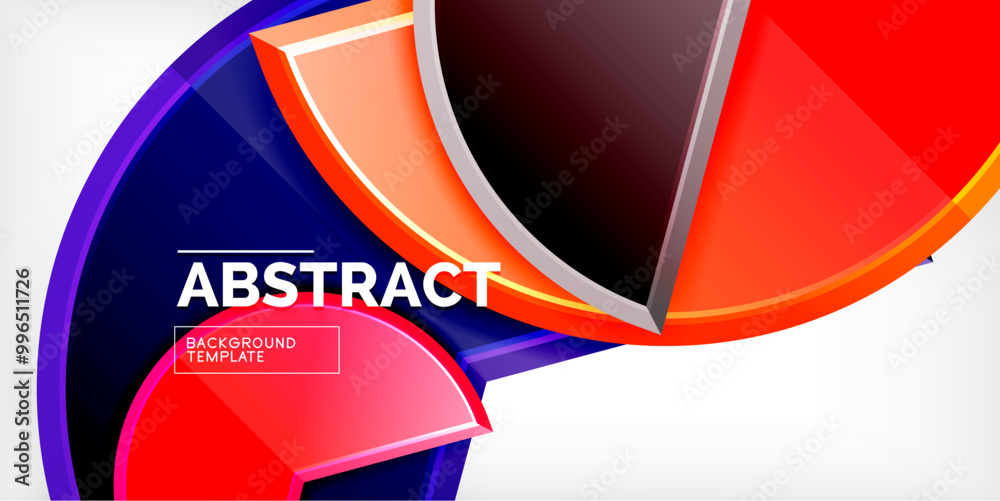 Trendy round shapes with triangular angle design element. Vector Illustration For Wallpaper, Banner, Background, Card, Book Illustration, landing page Trendy round shapes with triangular angle design element. Vector Illustration For Wallpaper, Banner, Background, Card, Book Illustration, landing page