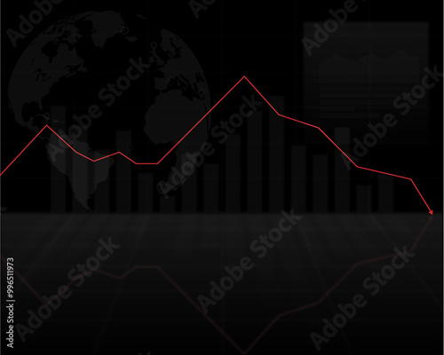 Stock market infographic format and graph.ai01