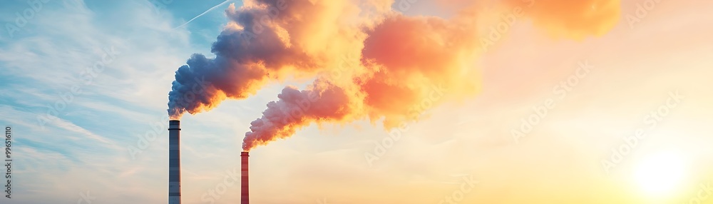 Industrial Complex Emitting Carbon - Devastating Impact of Fuels on Air Quality and Global Warming in Surrounding Regions Industrial Complex Emitting Carbon - Devastating Impact of Fuels on Air Quality and Global Warming in Surrounding Regions