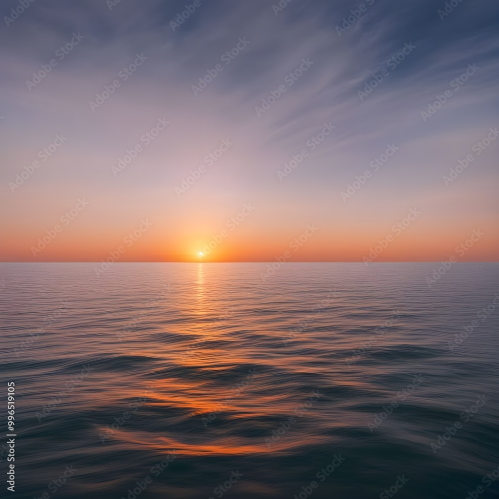 Fototapeta premium sunset over the sea