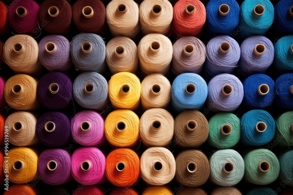 Colorful thread backgrounds material textile. Colorful thread backgrounds material textile.