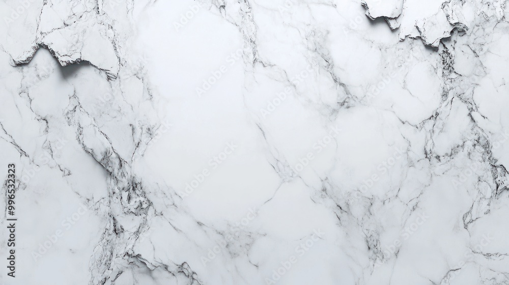 Elegant white marble surface with intricate gray veining, adding sophistication to any design. Elegant white marble surface with intricate gray veining, adding sophistication to any design.