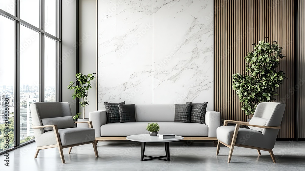 Boutique bank lounge with marble walls, plush seating, private meeting areas, exclusive bank interior, luxury client focus Boutique bank lounge with marble walls, plush seating, private meeting areas, exclusive bank interior, luxury client focus