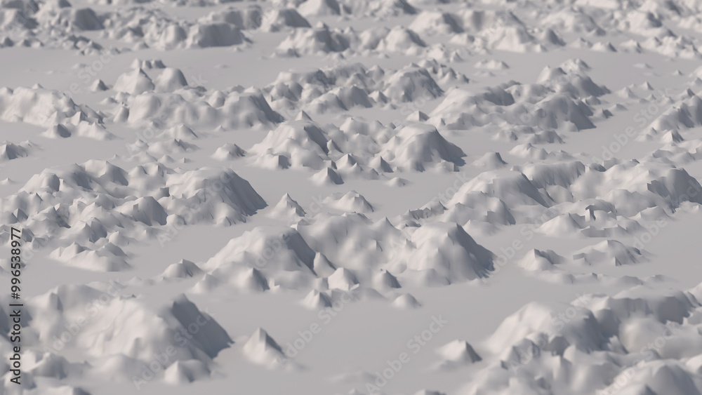 Obraz premium White textured surface, close-up. Abstract illustration, 3d render.