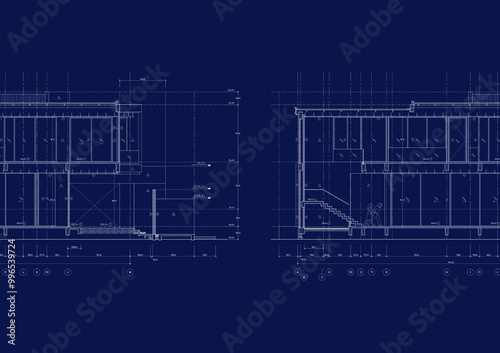 Write a blueprint architecture for building.