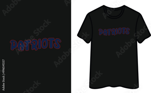 Patriots. Patriot Day T-Shirt Design