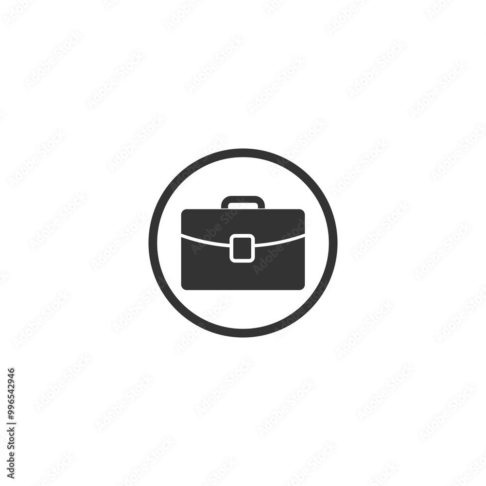 Briefcase icon isolated on transparent background Briefcase icon isolated on transparent background