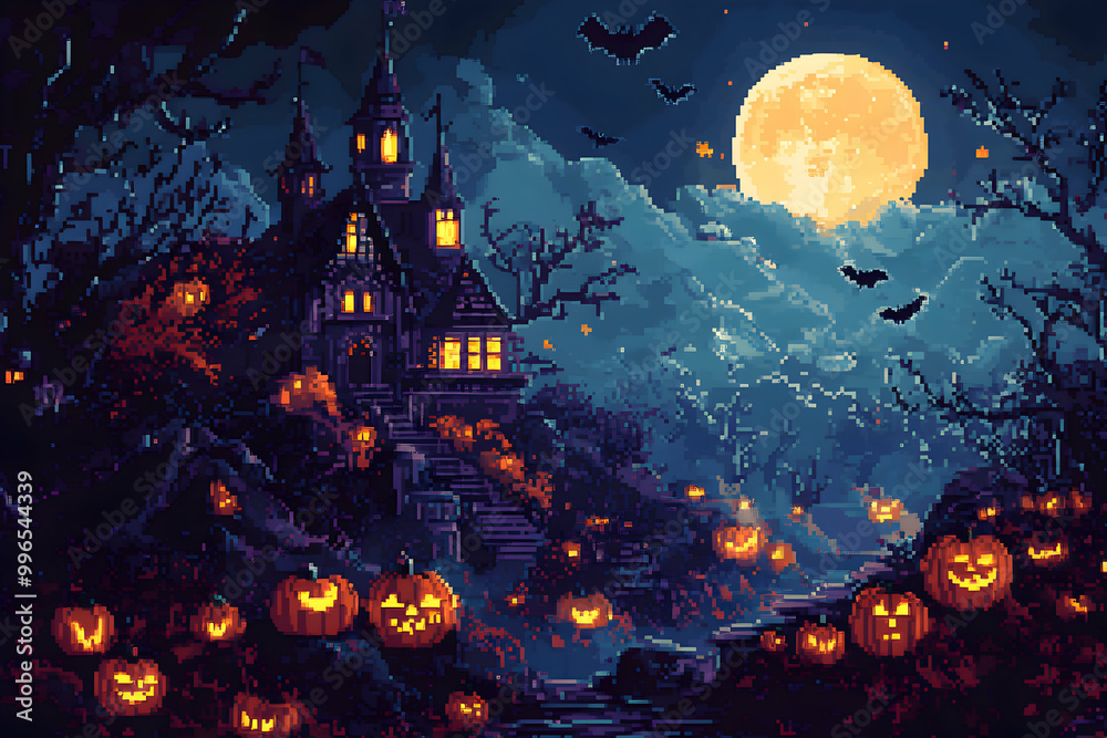 Vibrant Halloween Monster Mashup - Colorful Spooky Creature Illustration Vibrant Halloween Monster Mashup - Colorful Spooky Creature Illustration