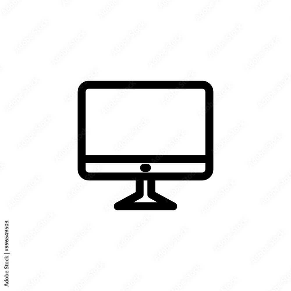 Monitor icon vector. TV icon. Display icon. Monitor icon vector. TV icon. Display icon.