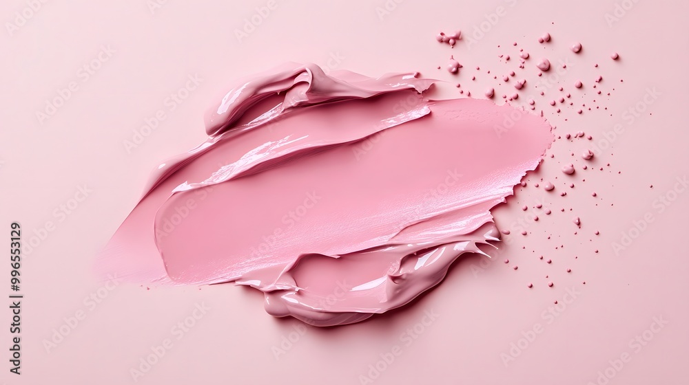 Cosmetic Cream Brushed on Pink Background, Abstract Image, Texture, Pattern Background, Wallpaper, Cover and Screen of Smartphone, PC, Laptop, 9:16 and 16:9 Format Cosmetic Cream Brushed on Pink Background, Abstract Image, Texture, Pattern Background, Wallpaper, Cover and Screen of Smartphone, PC, Laptop, 9:16 and 16:9 Format