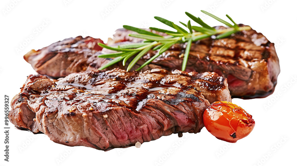 Grilled steak beef. On transparent background. PNG Grilled steak beef. On transparent background. PNG