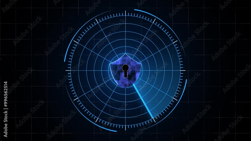 radar hud animation and security concept on grid background. security and technology radar screen. radar hud animation and security concept on grid background. security and technology radar screen.