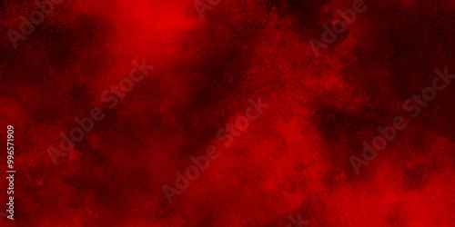 red watercolor background wallpaper with clouds. Red particles explosion on black background graphics pattern, Abstract red smoke on black background, old style dark red grunge texture.