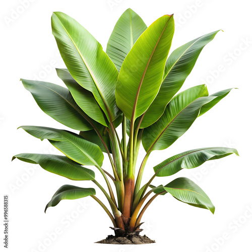 Ensete, isolated on a transparent background photo