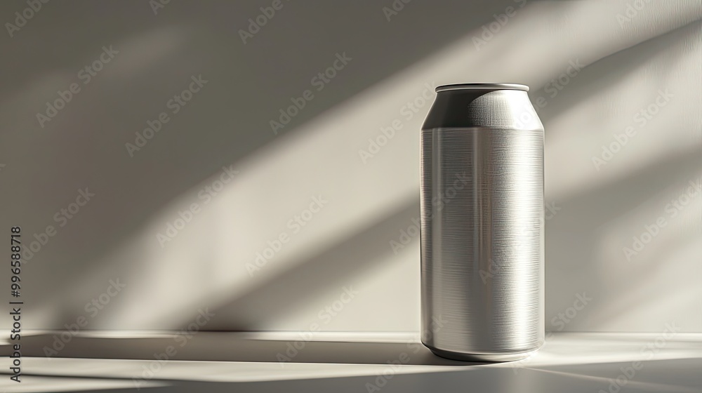 Minimal Slim Aluminum Drink Can Mockup. Minimal Slim Aluminum Drink Can Mockup.