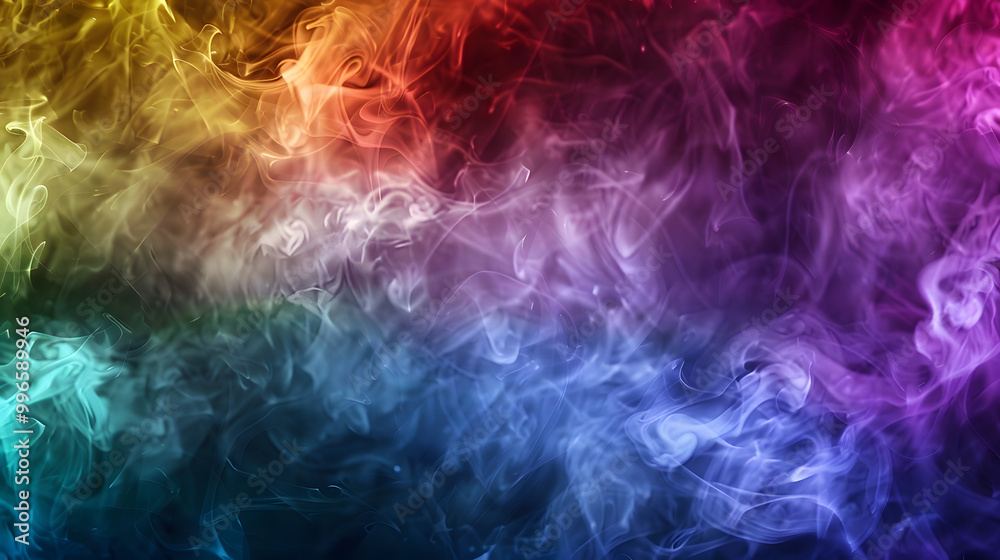 rainbow color smoke cloud background rainbow color smoke cloud background