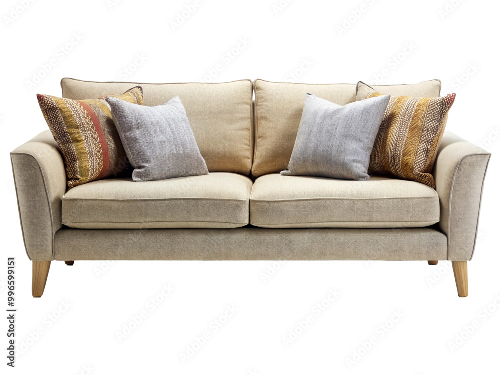 Two seated sofa isolated on transparent background Two seated sofa isolated on transparent background