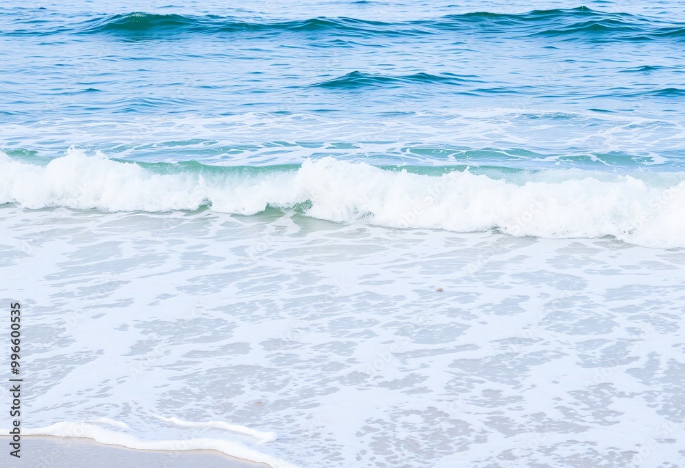 Fototapeta premium Ocean waves, blue