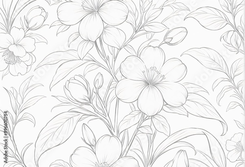 Vintage floral pattern