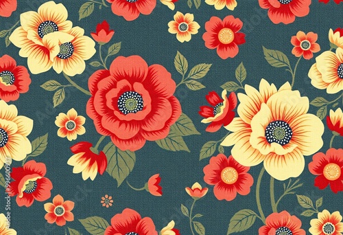 Vintage floral pattern